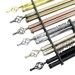 Imported curtain rods